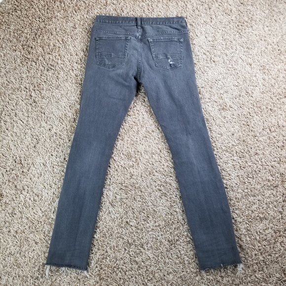 Pacsun| Gray distressed skinny jeans 28×30 - Picture 5 of 10